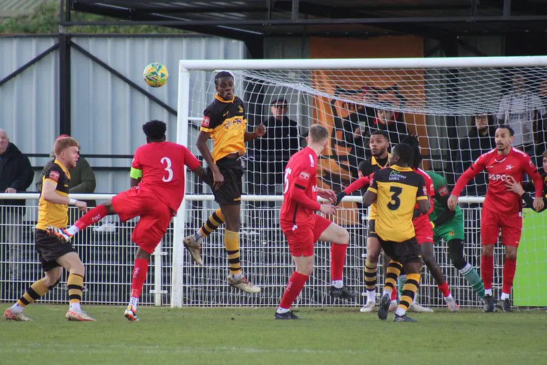 Cheshunt Stadium — matchday view